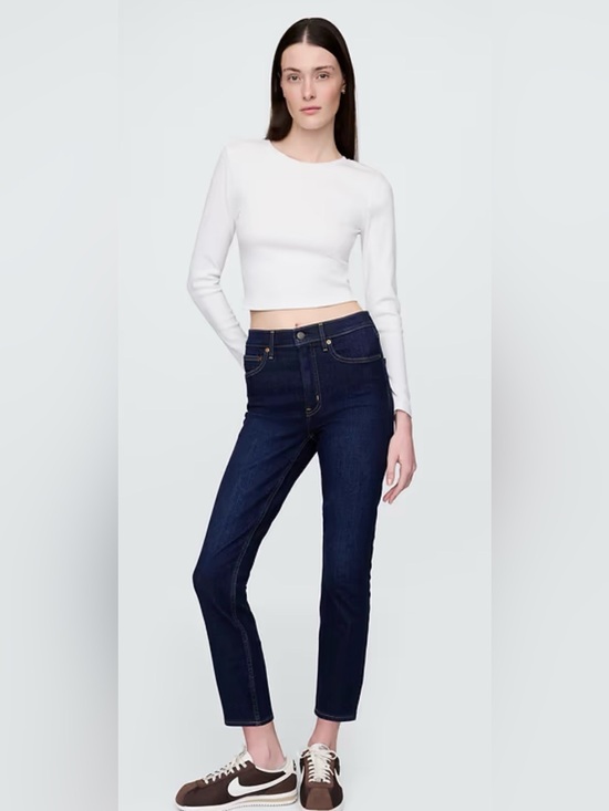 GAP Denim - Gap High Rise Vintage Slim Jeans Rinsed Size 12 Short